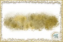 Ochre Amber Brush Strokes Clipart Autumn Golden Glitter  24 PNG - transparent background images Product Image 14