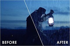 Realistic Rain Overlays Product Image 6