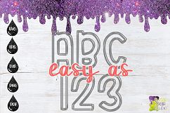 ABC Easy As 123 SVG Product Image 1