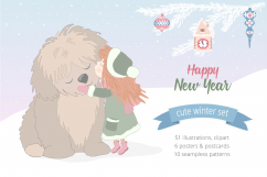 New Year Illustration Set Product Image 1