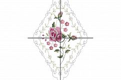 Vintage Antique Floral Decorative Single Rose Product Image 3