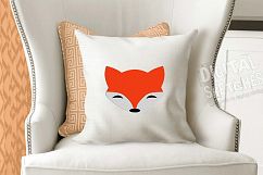 Fox Head Machine Embroidery Design Animals 7 Sizes Product Image 2