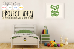 Koala paper cut SVG / DXF / EPS / PNG files Product Image 5