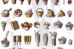 Ice Cream Cartoon Objects Set Product Image 3