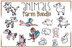 Clipart, Sublimation, Funny Animal,Farming, Farm Animal Product Image 2