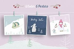 Winter Forest Illustration Set Product Image 3