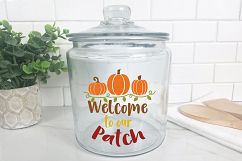 Welcome to our Patch SVG - Fall SVG Cut File - DXF EPS PNG Product Image 8