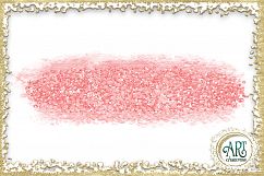 Brush Strokes in Blush Pink - Pink Glitter - Digital Clipart 24 of beautiful PNG files Product Image 24