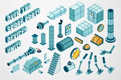 Isometric Machinery Construction Kit Product Image 4