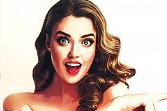 Comic Oil Paint Photoshop Actions Product Image 2