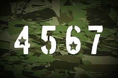 Military font symbols. Product Image 4