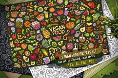 Vegan Food Objects &amp; Elements Set Product Image 1