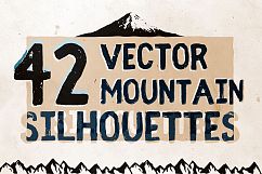 Vector Mountain Silhouettes Product Image 1