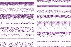 Valentine Glitter Borders PNG Overlays - Glitter ClipArt Product Image 5