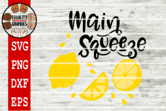 Main Squeeze Lemon SVG | DXF | EPS | PNG Product Image 1