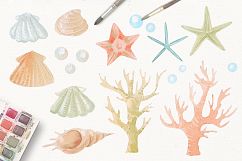 Nautical watercolor clipart collection Product Image 3