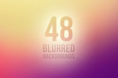 48 Vector blurred backgrounds Product Image 1