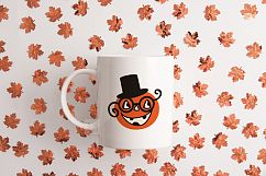 White coffee mug mockup Halloween autumn fall september octo Product Image 4