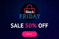18 Black Friday Banners Google AdSense and Social Media Bann Product Image 1
