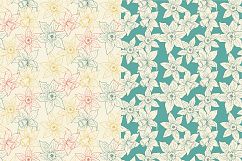 10 Vintage Daffodil Patterns Product Image 6