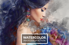 Watercolor Photoshop Action Product Image 1