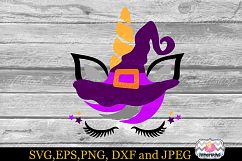 Halloween Unicorn Witch Hat Product Image 2