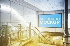 Billboards in Subway Train Station Mockups Product Image 15