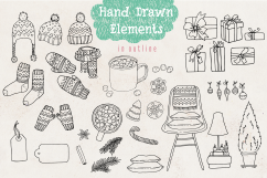 Cozy Christmas Lettering &amp; Clipart Product Image 5