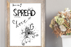 Spread Love Quote Ink Set Product Image 9