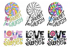 Love is sweet. Lettering and illustrations Product Image 12