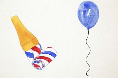 Watercolor Graduation Clipart, Graduation Clip Art Product Image 4