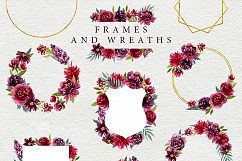 Animals and watercolor flowers Product Image 4