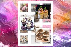 Cupcakes, Muffins, Sweet Cookies, Printable, 2x2 Inch Product Image 4