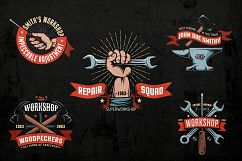 Workshop Color Emblems On Dark Product Image 2