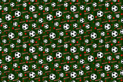 The seamless pattern on the football theme. Product Image 6