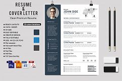 12 Clean Rsume Invoice and Letterhead Bundle Product Image 4