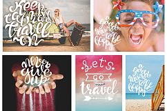 Handwritten travel &amp; summer lettering Product Image 15