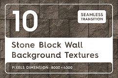 10 Stone Block Wall Textures Product Image 1