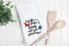 Sleigh Bells Ring - Christmas SVG Cut File - DXF PNG EPS JPG Product Image 5