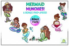 Mermaids, Nautical, Clipart, Pregnant, Taco, Fish, Cupcakes Product Image 4