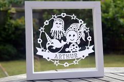 Fish Paper Cut SVG File Product Image 1