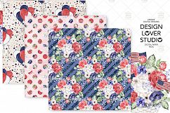 4th of July digital paper pack Product Image 5