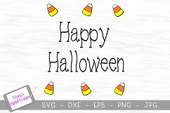 Happy Halloween SVG - Candy Corn / Halloween SVG Product Image 1