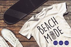 Beach Mode SVG, DXF, PNG Cut Files  Product Image 1