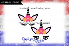 2 Unicorn cutting files, in Jpg Png SVG EPS DXF, for Cricut &amp; Silhouette, unicorn cut file, unicorn svg, unicorn cricut svg, unicorn eps Product Image 1