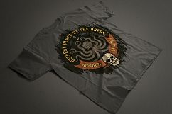 Pirate logos set with grunge Product Image 10