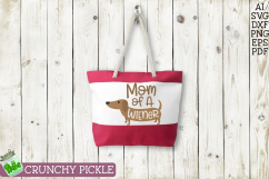 Mom of Wiener Dog Dachshund SVG Product Image 5
