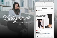 Belgrade 50 Minimal Instagram Graphics Product Image 1