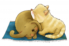 Puppy And Kitten | Clip art illustrations | PNG/JPEG Product Image 3