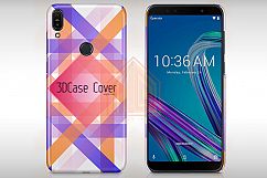 Asus Zenfone Max pro M1 3DCase Design Mockup Back/Front view Product Image 1